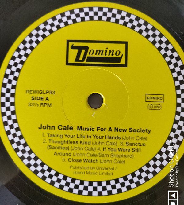 John Cale - Music For A New Society | Domino (REWIGLP93) - 3 John Cale - Music For A New Society | Domino (REWIGLP93) - 3