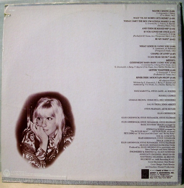 Ellie Greenwich - Let It Be Written, Let It Be Sung | Verve Records (V6 5091) - 2