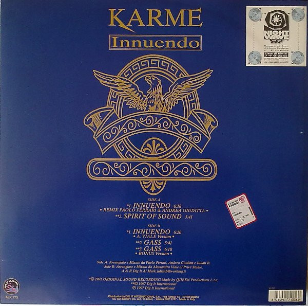 Karme - Innuendo | Dig It Al Mark (ALX 173) - 2 Karme - Innuendo | Dig It Al Mark (ALX 173) - 2