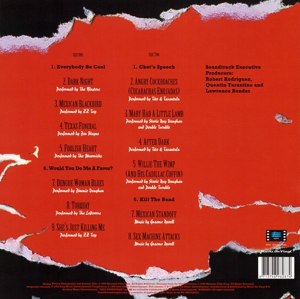 Various - From Dusk Till Dawn (Music From The Motion Picture) | Music On Vinyl (MOVLP433) - 3 Various - From Dusk Till Dawn (Music From The Motion Picture) | Music On Vinyl (MOVLP433) - 3