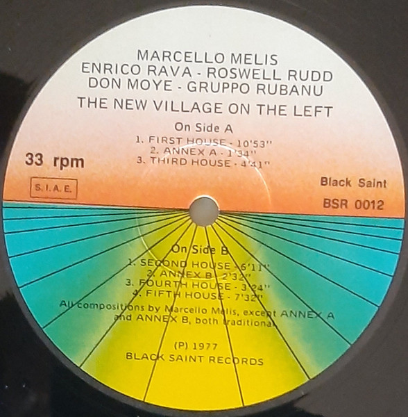Marcello Melis - The New Village On The Left... | Black Saint (BSR 0012) - 4 Marcello Melis - The New Village On The Left... | Black Saint (BSR 0012) - 4