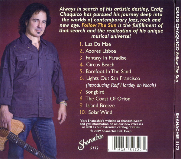 Craig Chaquico - Follow the Sun | Shanachie (5172) - 3