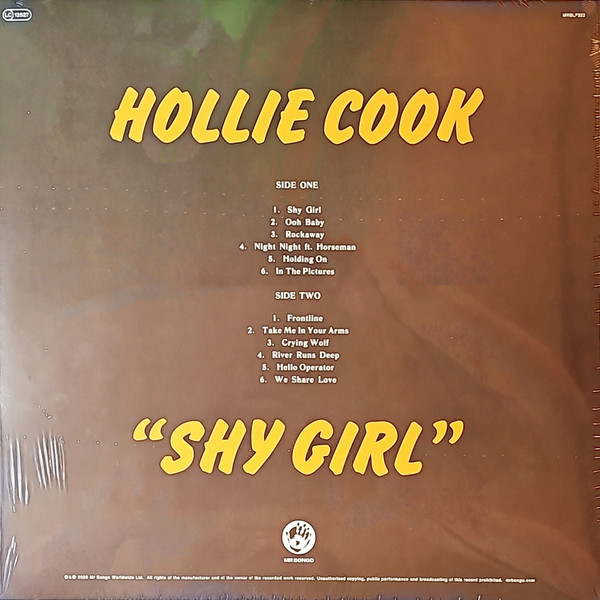 Hollie Cook - Shy Girl | Mr Bongo (MRBLP323) - 2 Hollie Cook - Shy Girl | Mr Bongo (MRBLP323) - 2