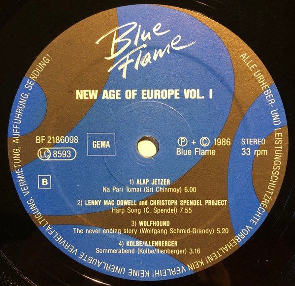 Various - New Age Of Europe Vol. 1 | Blue Flame (BF 2186098) - 4