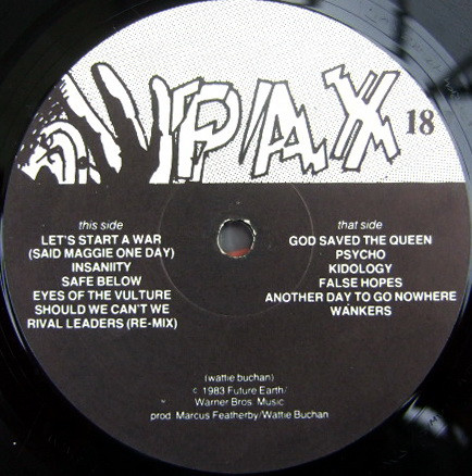 The Exploited - Let's Start A War... ...Said Maggie One Day | Pax Records (PAX 18) - 4