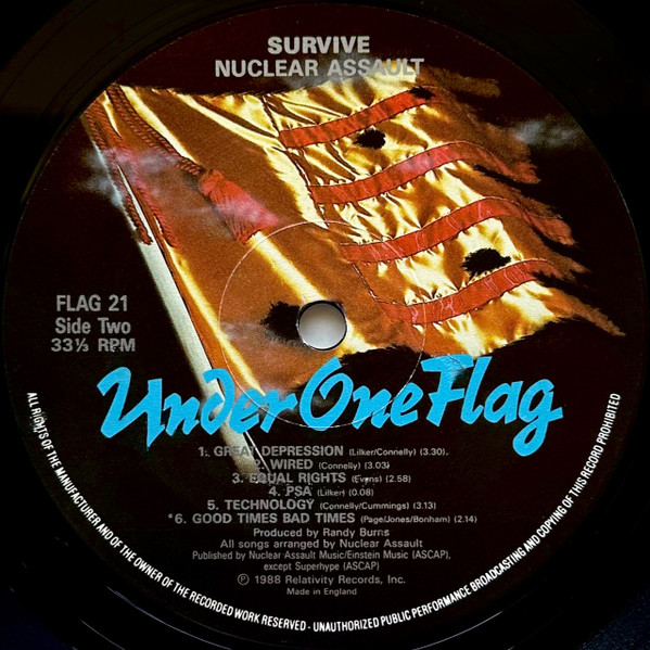 Nuclear Assault - Survive | Under One Flag (FLAG 21) - 4