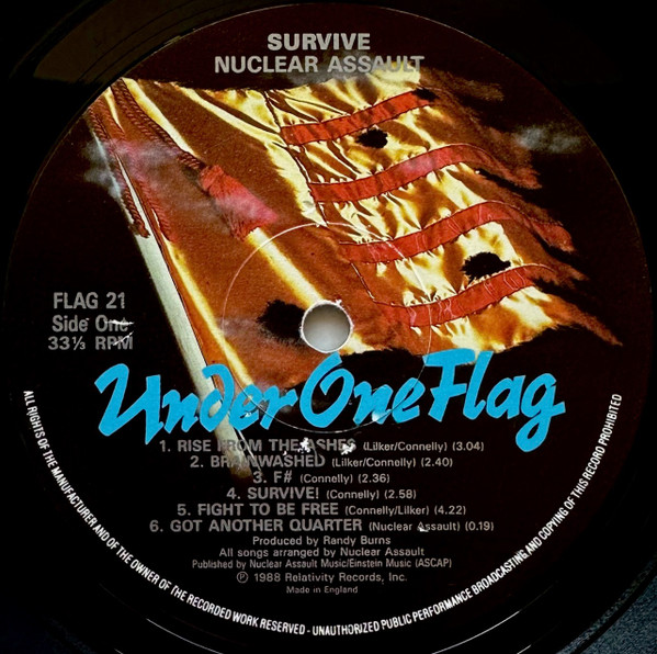 Nuclear Assault - Survive | Under One Flag (FLAG 21) - 3