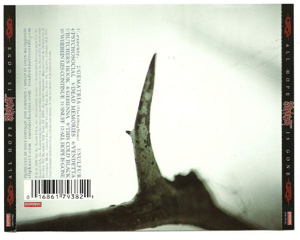 Slipknot - All Hope Is Gone [CD] | Roadrunner Records (1686179382) - 3