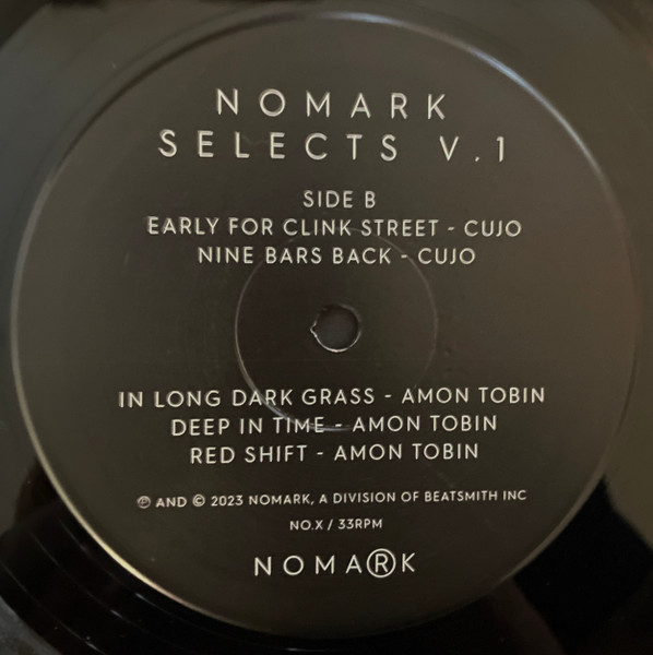 Amon Tobin , Two Fingers , Cujo - Nomark Selects V.1 | Nomark Records (NO X) - 4 Amon Tobin , Two Fingers , Cujo - Nomark Selects V.1 | Nomark Records (NO X) - 4