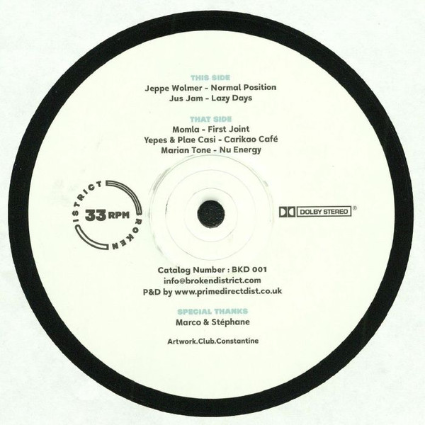 Various - Broken District 01 | Broken District (BKD 001)