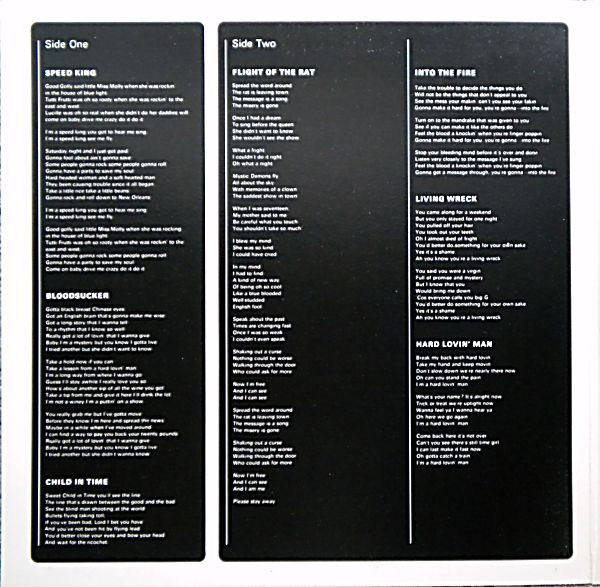 Deep Purple - In Rock | Warner Bros. Records (WS 1877) - 2