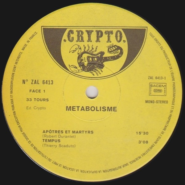 Metabolisme - Tempus Fugit | Crypto (ZAL 6413) - 3