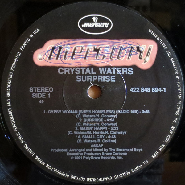 Crystal Waters - Surprise | Mercury (848 894-1)