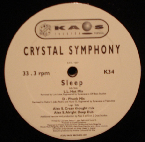 Crystal Symphony - Sleep | Kaos Records (K34) - 2