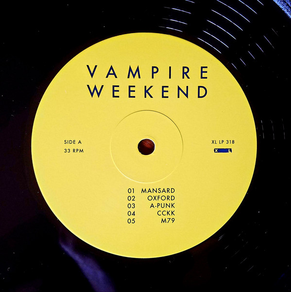 Vampire Weekend - Vampire Weekend | XL Recordings (XLLP318) - 2