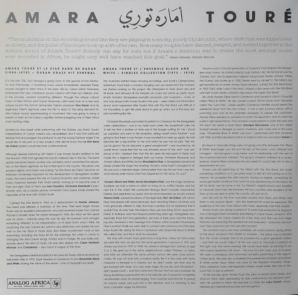 Amara Touré - 1973 - 1980 | Analog Africa (AALP 078) - 2