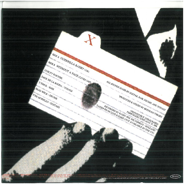 Rage Against The Machine - Guerrilla Radio | Epic (ES7 47143) - 2