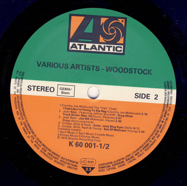 Various - Woodstock - Music From The Original Soundtrack And More | Atlantic (ATL 60 001) - 4 Various - Woodstock - Music From The Original Soundtrack And More | Atlantic (ATL 60 001) - 4