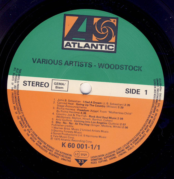 Various - Woodstock - Music From The Original Soundtrack And More | Atlantic (ATL 60 001) - 3 Various - Woodstock - Music From The Original Soundtrack And More | Atlantic (ATL 60 001) - 3