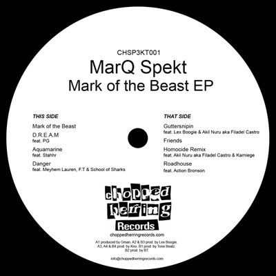 Marq Spekt - Mark Of The Beast EP | Chopped Herring Records (CHSP3KT001) - 2 Marq Spekt - Mark Of The Beast EP | Chopped Herring Records (CHSP3KT001) - 2
