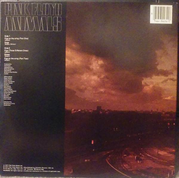 Pink Floyd - Animals | Columbia (JC 34474) - 2 Pink Floyd - Animals | Columbia (JC 34474) - 2
