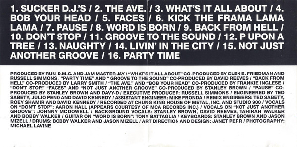 Run-DMC - Back From Hell | Profile Records (FILECD 401) - 4 Run-DMC - Back From Hell | Profile Records (FILECD 401) - 4