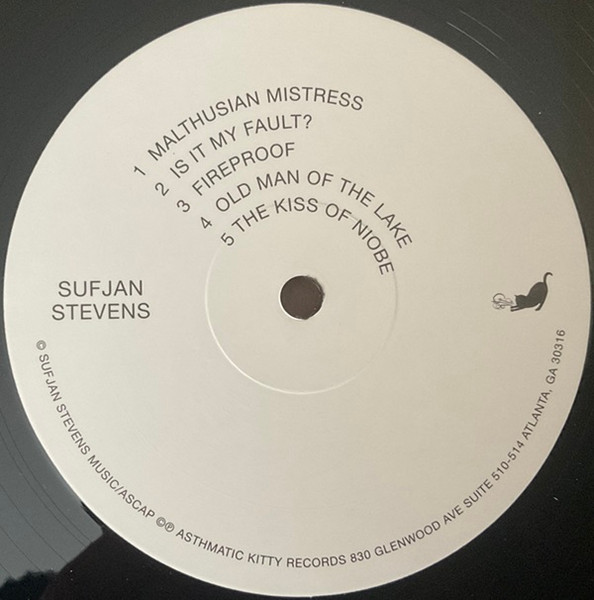 Sufjan Stevens - 5 Unreleased Songs | Asthmatic Kitty Records (AKR171EP) - 2 Sufjan Stevens - 5 Unreleased Songs | Asthmatic Kitty Records (AKR171EP) - 2