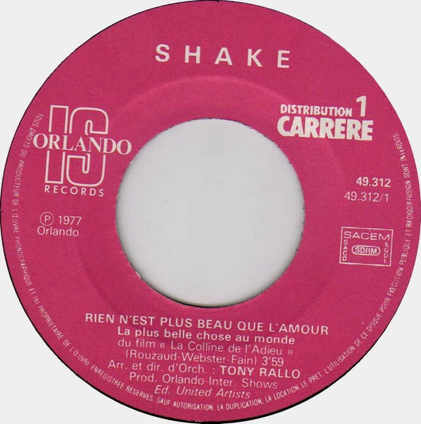 Shake - Rien N'est Plus Beau Que L'amour | Orlando International Shows (49.312) - 3