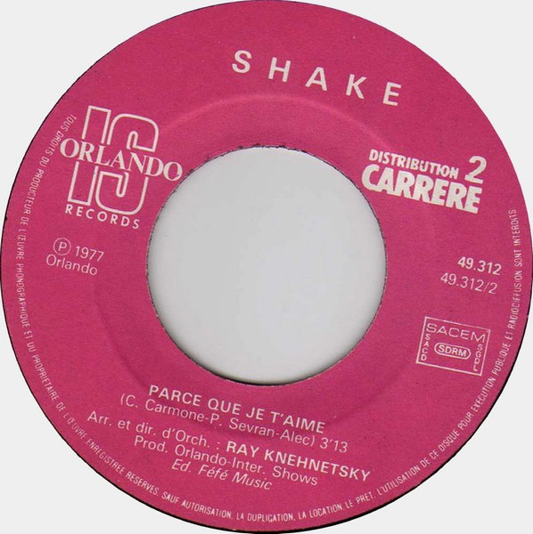 Shake - Rien N'est Plus Beau Que L'amour | Orlando International Shows (49.312) - 4