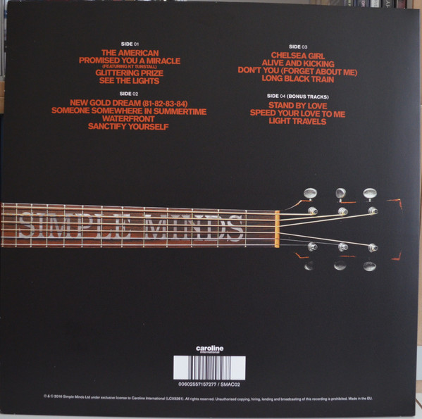 Simple Minds - Acoustic 2 x LP | Caroline International (SMAC02) - 2 Simple Minds - Acoustic 2 x LP | Caroline International (SMAC02) - 2