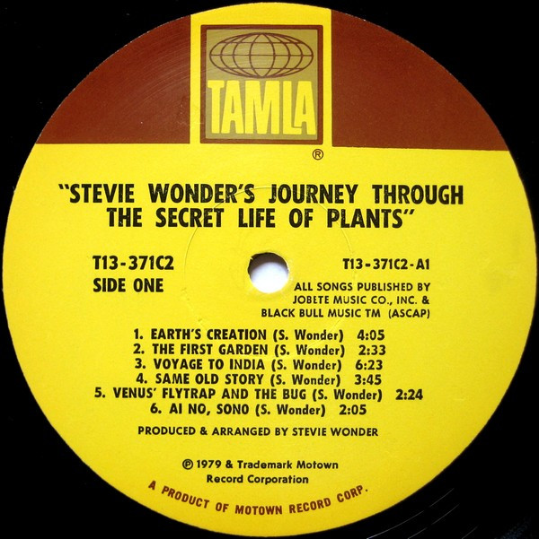 Stevie Wonder - Stevie Wonder's Journey Through The Secret Life Of Plants | Tamla (T13-371C2) - 2 Stevie Wonder - Stevie Wonder's Journey Through The Secret Life Of Plants | Tamla (T13-371C2) - 2