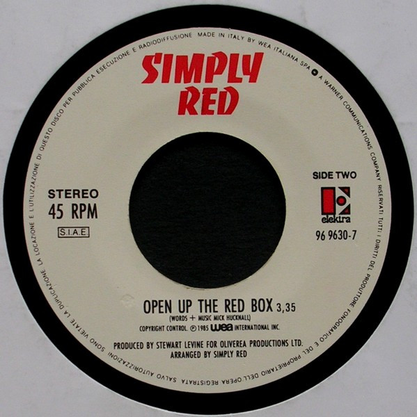 Simply Red - Money$ Too Tight (To Mention) | Elektra (96 9630-7) - 4