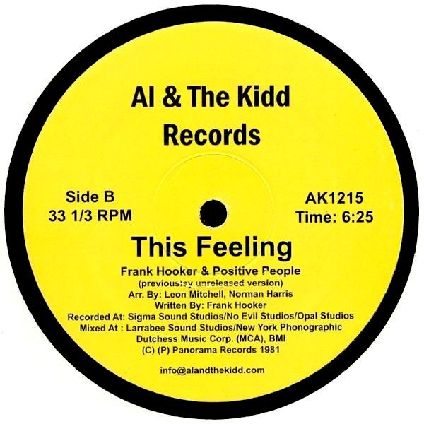 Frank Hooker & Positive People - Ooh Suga Wooga | Al & The Kidd Records (AK1215) - 2