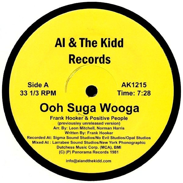 Frank Hooker & Positive People - Ooh Suga Wooga | Al & The Kidd Records (AK1215)