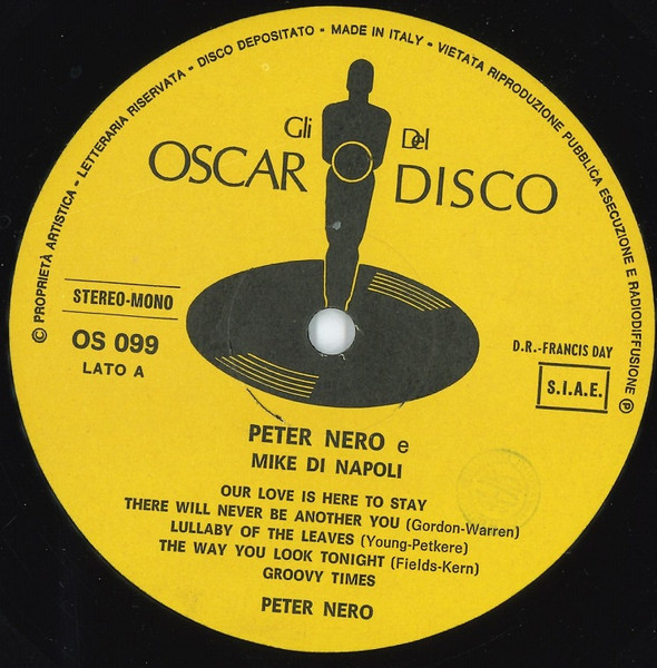 Peter Nero , Mike Di Napoli - Peter Nero E Mike Di Napoli | Gli Oscar Del Disco (OS 099) - 3 Peter Nero , Mike Di Napoli - Peter Nero E Mike Di Napoli | Gli Oscar Del Disco (OS 099) - 3