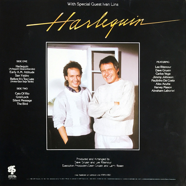 Dave Grusin & Lee Ritenour - Harlequin | GRP (GRP 91015)