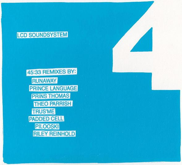 LCD Soundsystem - 45:33 Remixes | DFA (DFAEMI2233) - main
