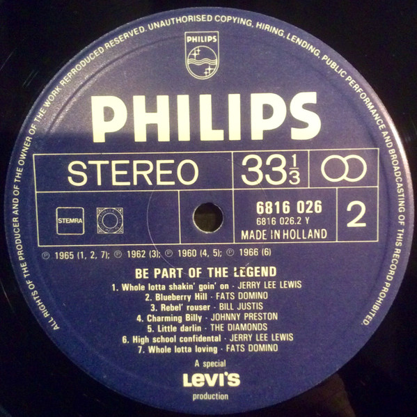 Various - Be Part Of The Legend | Philips (6816 026) - 4 Various - Be Part Of The Legend | Philips (6816 026) - 4