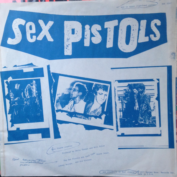 Sex Pistols - Never Mind The Bollocks Here's The Sex Pistols | Warner Bros. Records (BSK 3147) - 3