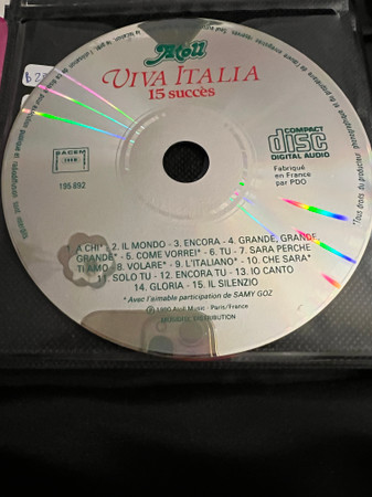 Various - Viva Italia, 15 Succès | Atoll Music (195 894) Various - Viva Italia, 15 Succès | Atoll Music (195 894)
