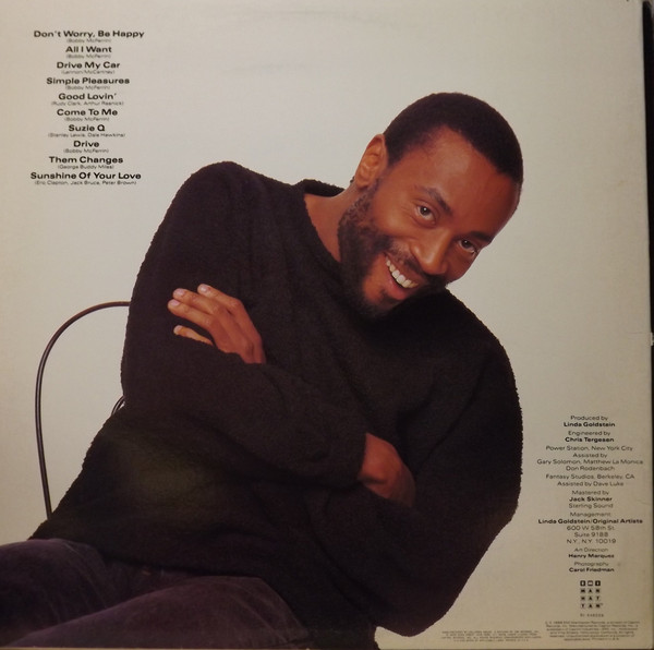 Bobby McFerrin - Simple Pleasures [Vinyl] | EMI-Manhattan Records (E1-48059) - 2