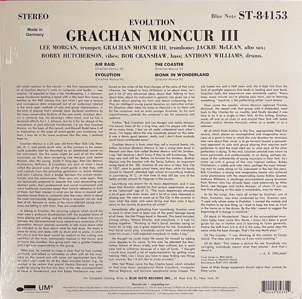 Grachan Moncur III - Evolution | UMe (4535335) - 2