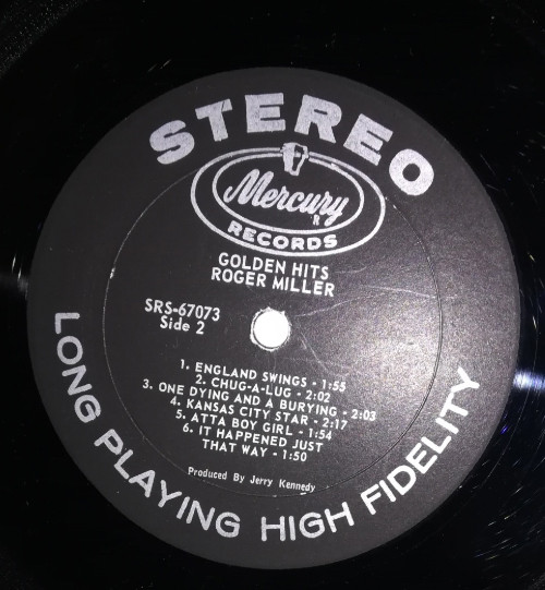 Roger Miller - Golden Hits | Mercury (SRS-67073) - 4