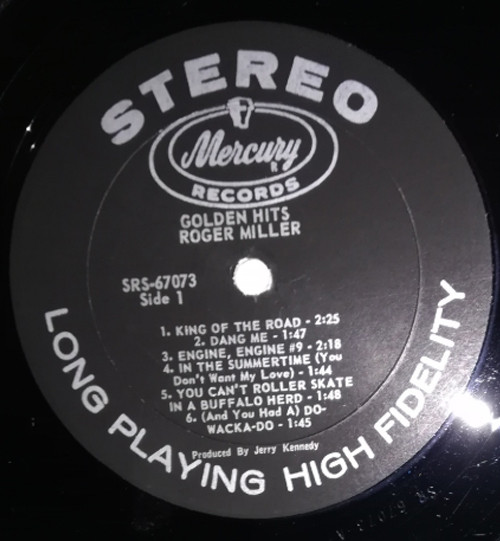Roger Miller - Golden Hits | Mercury (SRS-67073) - 3