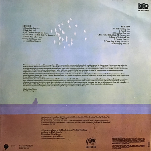 Gerry Rafferty - Gerry Rafferty | Logo (MOGO 4002) - 2