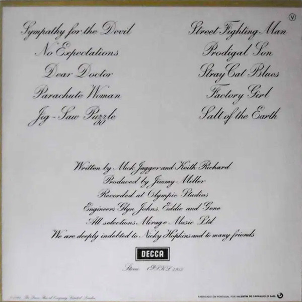 The Rolling Stones - Beggars Banquet | Decca (1PSKL.4955) - 2