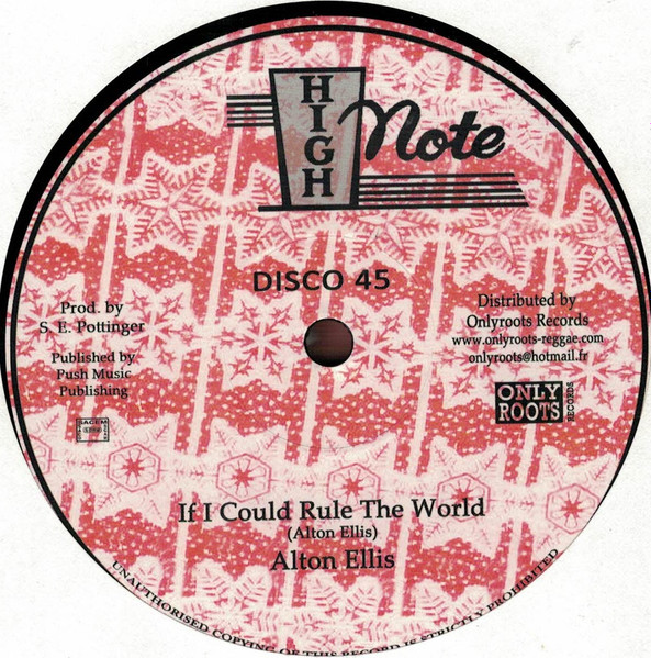Alton Ellis / The Soul Syndicate - If I Could Rule The World / Lava | High Note (none) - main