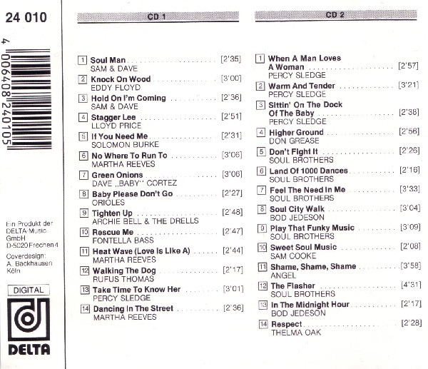 Various - The Soul Of Black Music | Delta (24 010) - 2