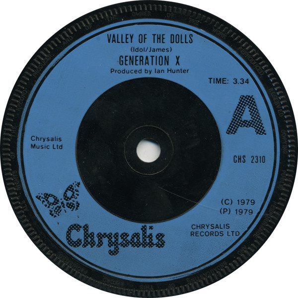 Generation X - Valley Of The Dolls | Chrysalis (CHS 2310) - 3