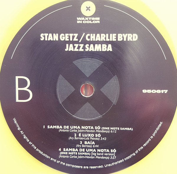 Stan Getz / Charlie Byrd - Jazz Samba | WaxTime In Color (950617) - 4 Stan Getz / Charlie Byrd - Jazz Samba | WaxTime In Color (950617) - 4